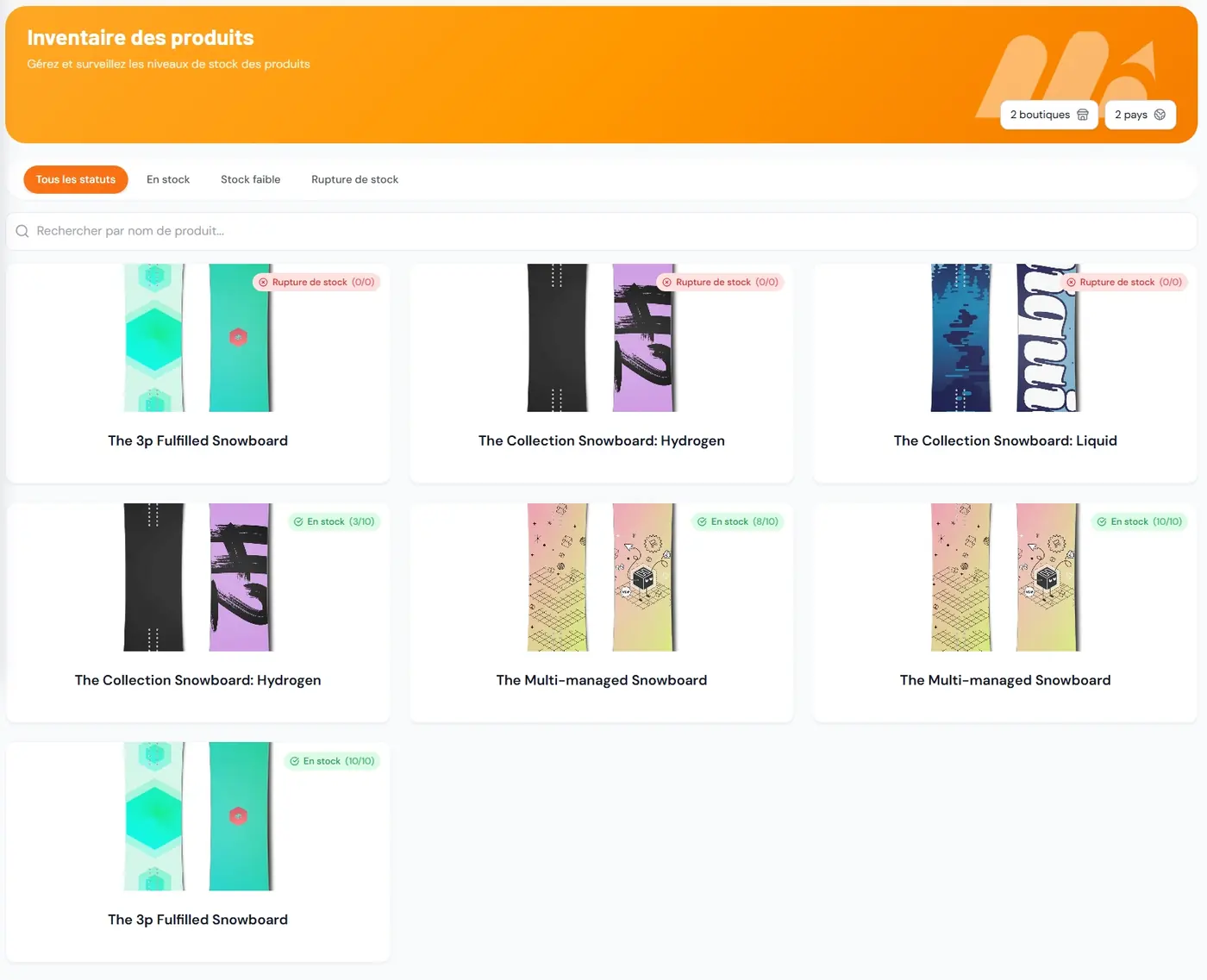 Kontabe — Gestion des stocks